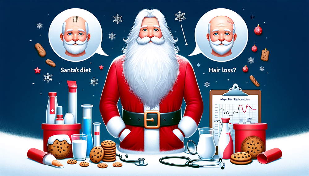 Does Santa's Diet Cause Hair Loss